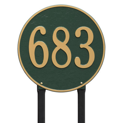 Plaque d'adresse sur 1 ligne