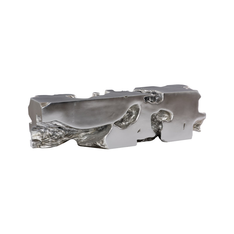Freeform Bench, Silver Leaf