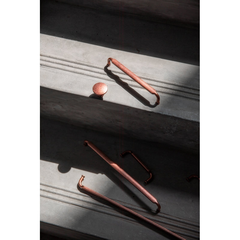 Barre centrale / poignée multi-paquets, Cuivre antique, 7.56