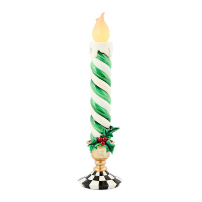 Check It Out Illuminated Retro Candle