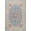 Tapis bleu acier / crème Attell-22280950
