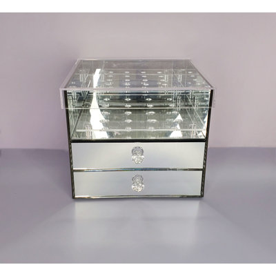 Mirror Acrylic Box With Drawers