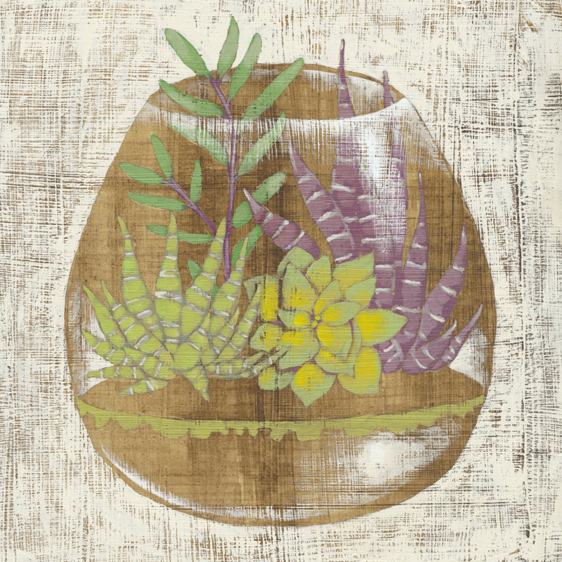 Glass Garden II - Wrapped Canvas Print, 122cm H x 122cm W