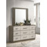 Commode 9 tiroirs avec miroir Bourke