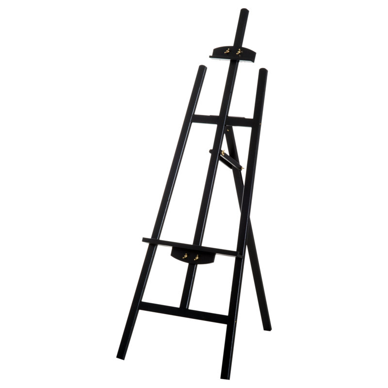 Chevalet de structure en forme de h pliante en bois hêtre
