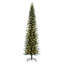 Bixley Pencil 8.5' Fir Artificial Christmas Tree with 550 Warm White LED Lights-1925175818-1925175817