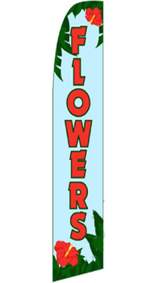Double Sided 138'' H x 30'' W Polyester Feather Banner