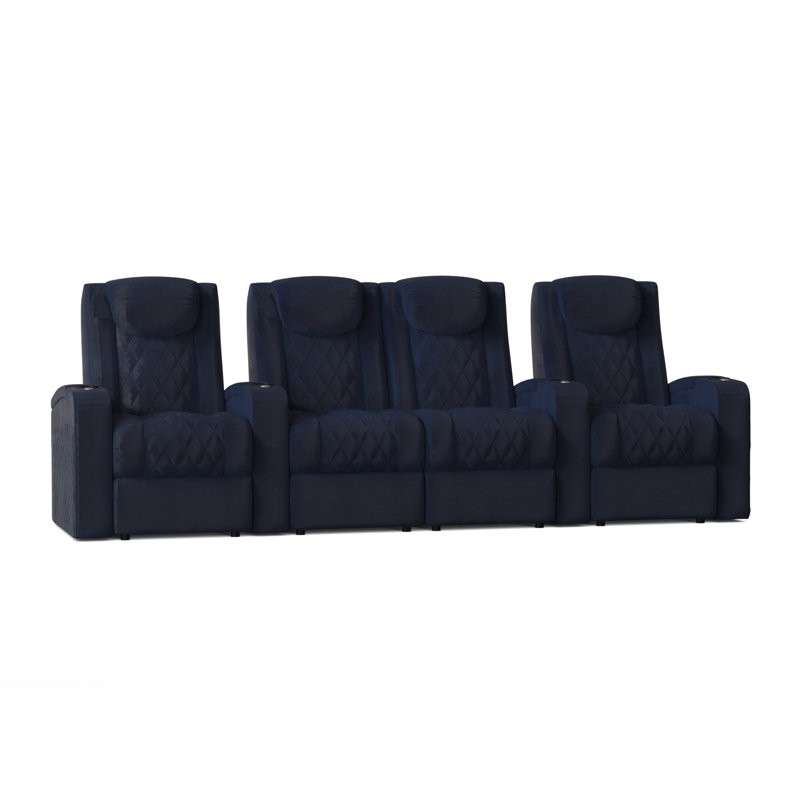 Rangée de sièges configurable Azure Series (rangée de 4), Océan Smartsuede