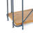 Kaeden  Ladder Bookcase with Wood Shelves & Iron Frame-1377231331