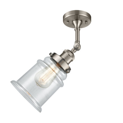 Galaviz Glass Semi Flush Mount