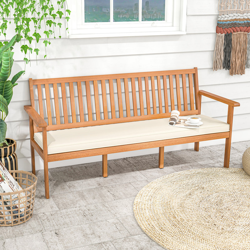 Solid Wood Outdoor Bench