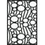 Tapis rond rond à motif peint-487509727