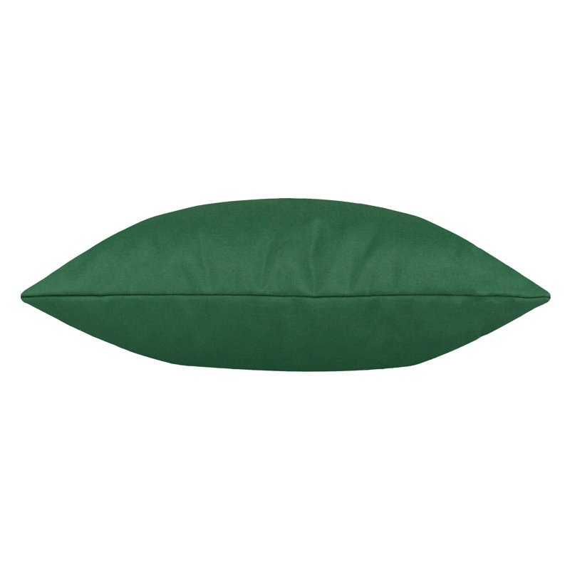 Furn. Plain UV & Water Resistant Outdoor Cushion Cover, Bottle Green