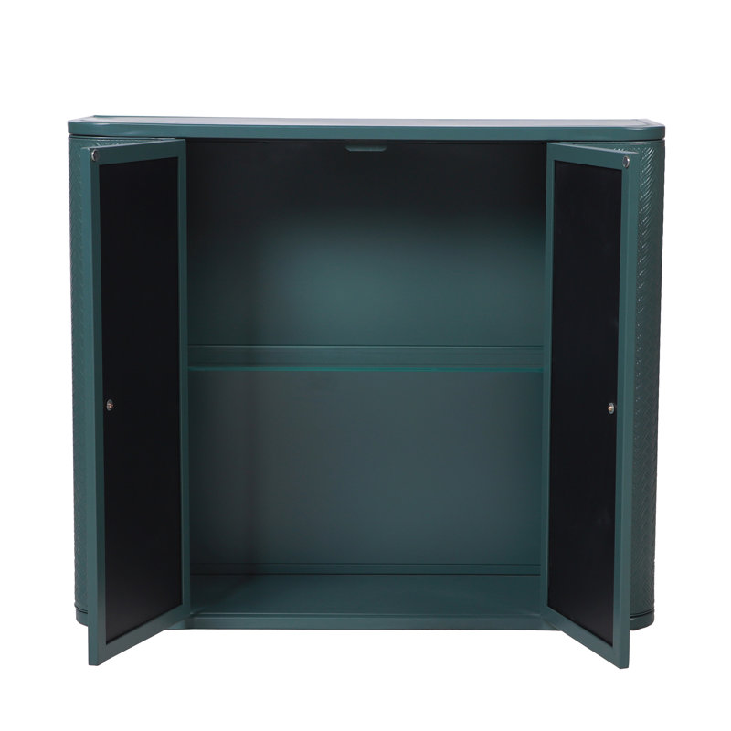 Armoire à miroir murale pour salle de bain Army, 2 portes en miroir, tablette ouverte, structure en métal, espace compact, rangement pour salle de bain avec portes et compartiment, style, installation, structure en acier