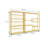 Creative industrial style wall mounted wine rack