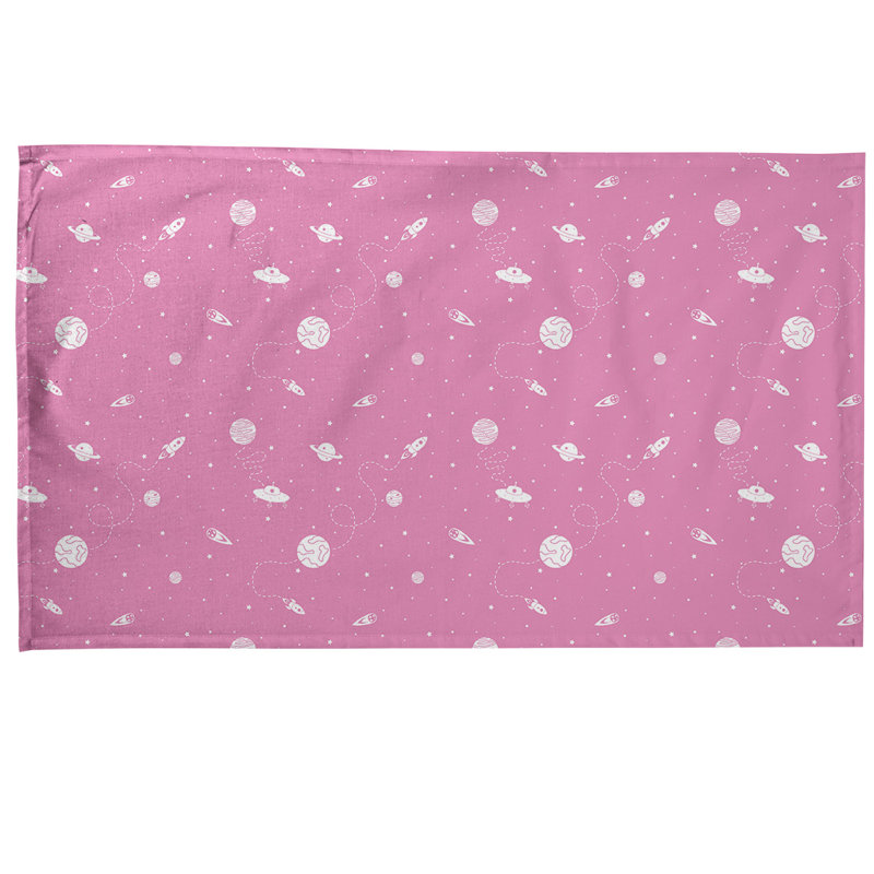 Tea Towel Kitchen Towel, Poly Twill, Pink