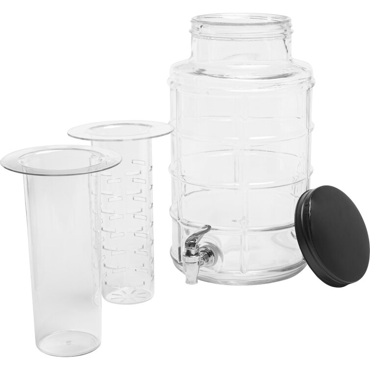 Circle Glass Big Window 2.4 Gal Beverage Dispenser