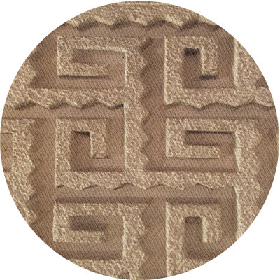 Tapis de zone olive à motifs