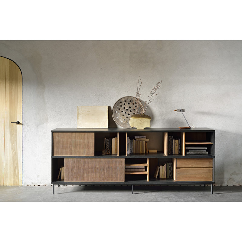 Oscar 88.1'' W Solid Wood Sideboard