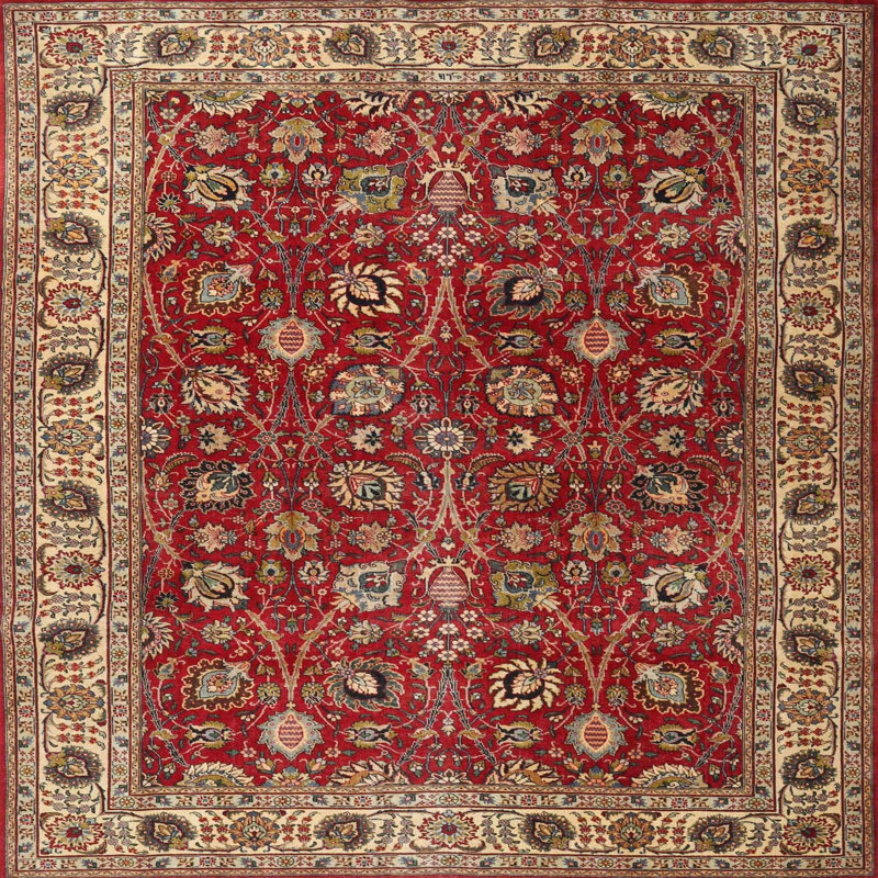 Oriental Indoor Rug, Square 5'