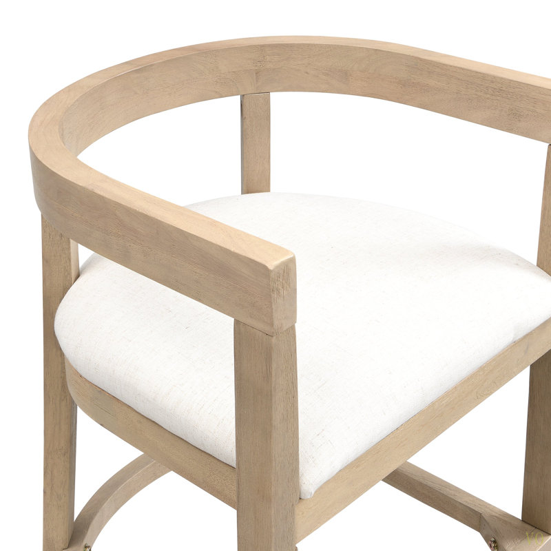 Tabourets de bar (ensemble de 2), Naturel