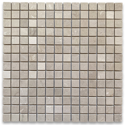 Carreau de mosaïque en marbre 12 po x 12 po