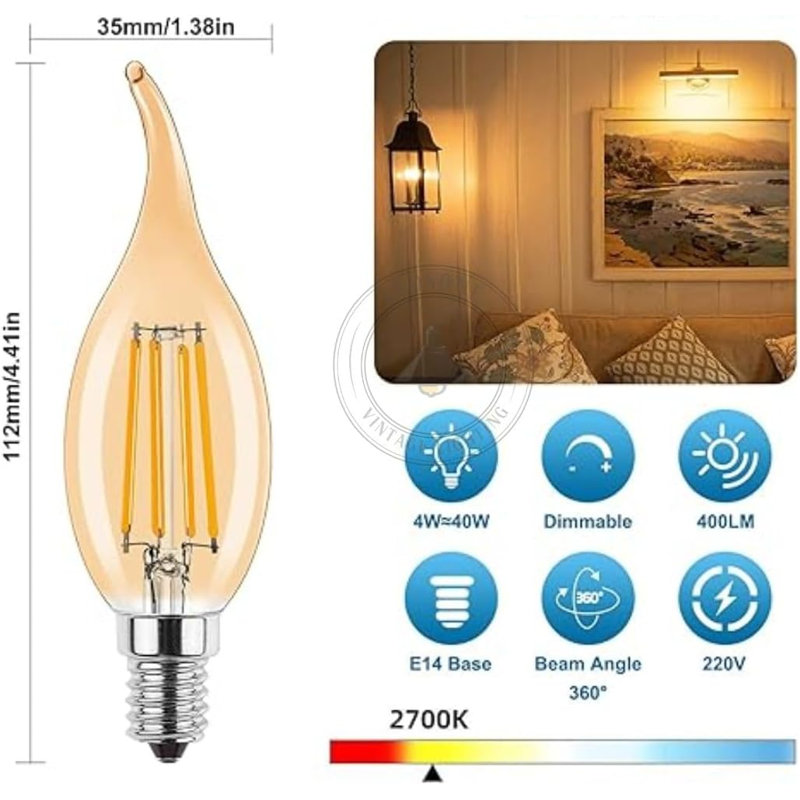 4 W 2700 K LED Smart Bulb