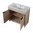 0'' Single Bathroom Vanity with Ceramic Top