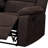 Madden Brown Chenille Motion Sofa