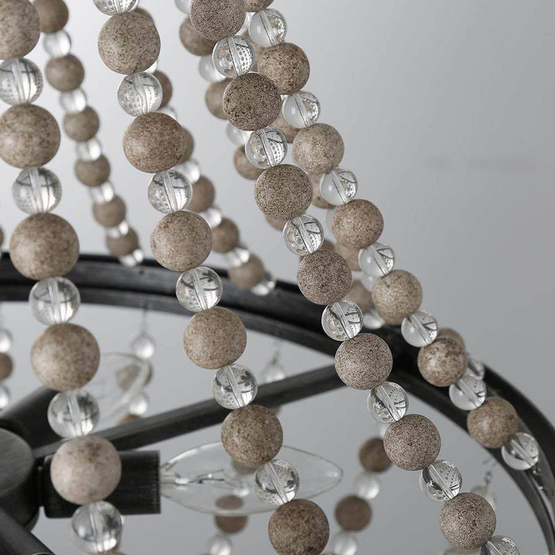Lustre empire unique à 6 lumières Bessemer