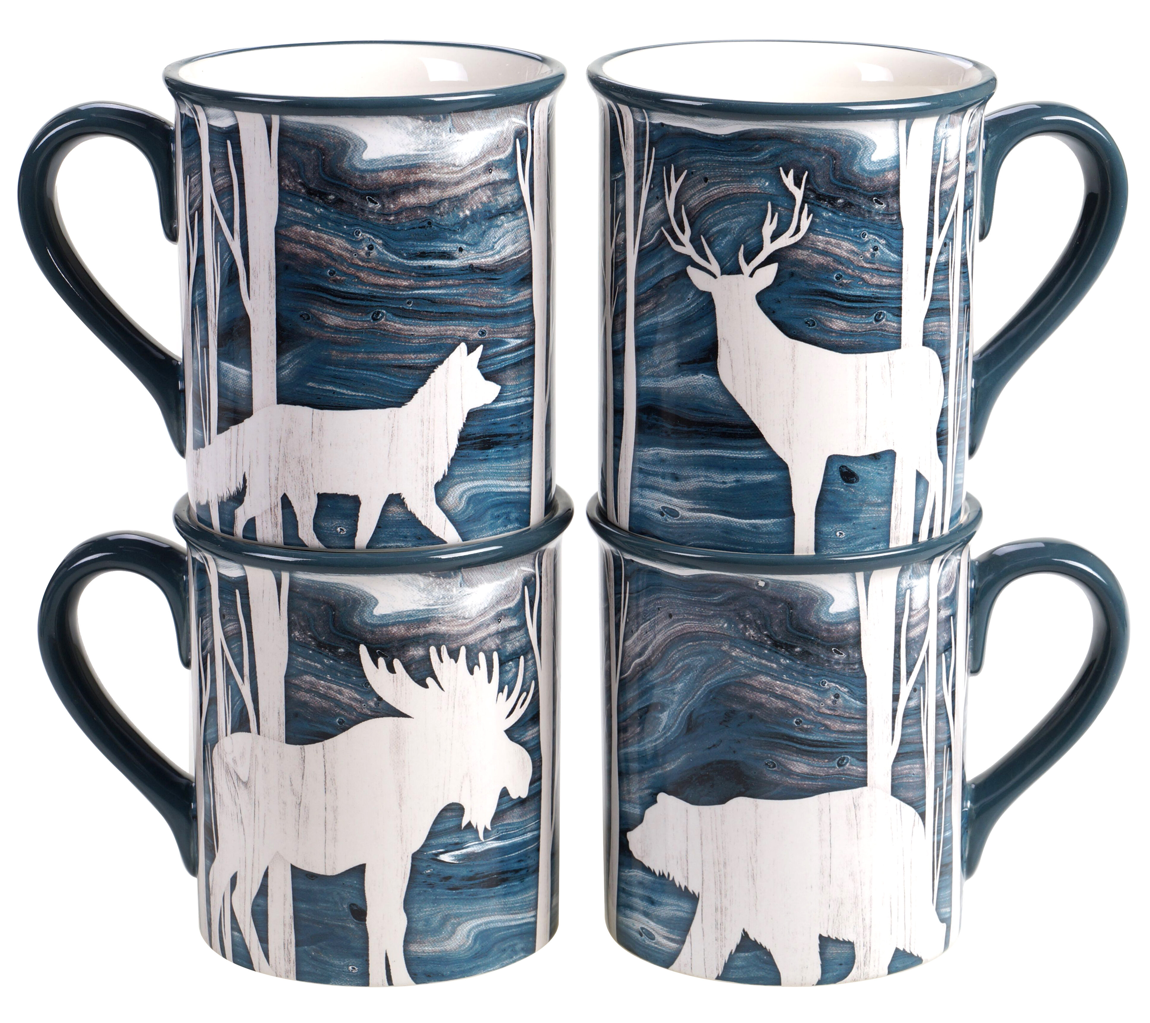 Deer Mug, Set of 4 – HiEnd Accents