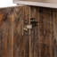 Armoire avec 4 portes et 4 tablettes ouvertes, armoire de rangement autoportante pour plancher, vestibule, plancher, salon, chambre à coucher, bureau-55287013