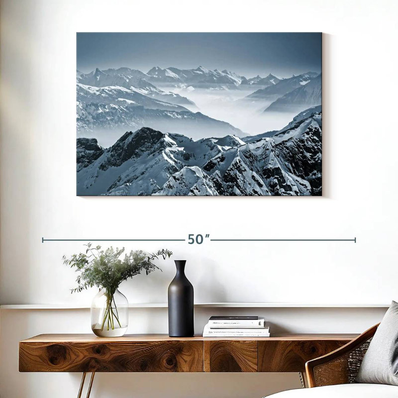 Alvord Swiss Mountain Peaks, H 26 po x l 39 po