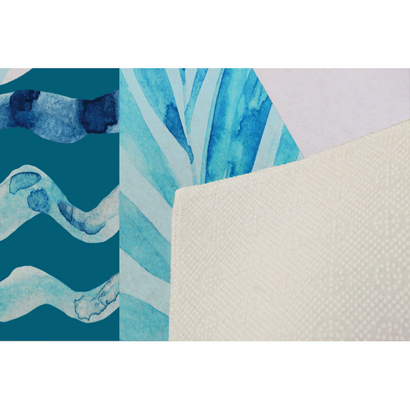 Tapis 100% polyester de qualité supérieure, imprimé en 3D, 4 po x 6 pi, hauteur de poils de 0,04 po | Antibactérien, points antidérapants en PVC, lavable à la machine | Idéal pour le salon, la chambre à coucher et la salle de jeux, design élégant et durable