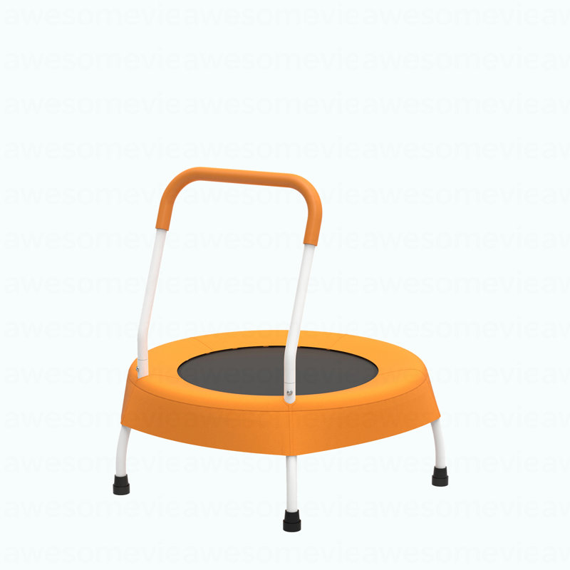 Trampoline 28 pouces pour tout-petits 1 an et plus avec poignée, cadeaux pour bébé, intérieur et extérieur