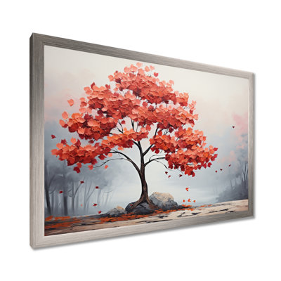 Fiery Red Maple Tree - Tree Maple Wall Art