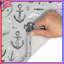 Tapis de bain Nautical Anchor Shells-1234338407