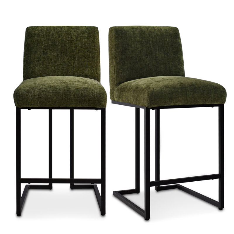 Chelley 25" Counter Stool, Green
