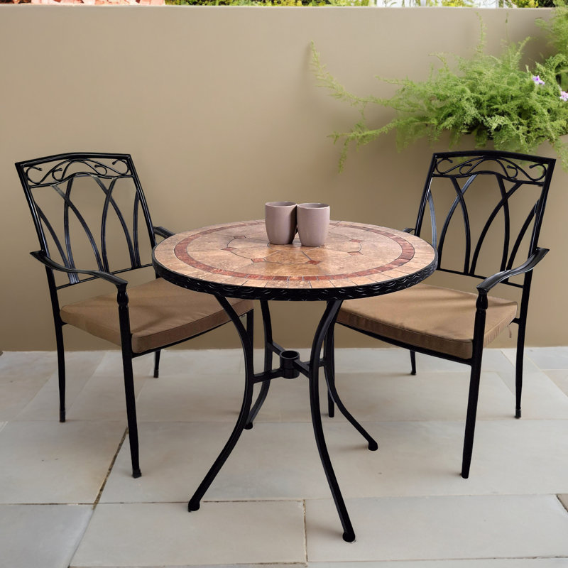 Richmond 2 Seater Bistro Set with Cushions