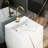 Fine Fixtures Canyon Pedestal 15" Wide White Carrara Sintered Stone-72467175