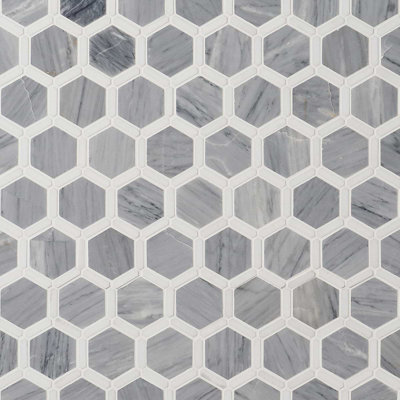 Florentine 2"Hexagon Polished Marble Mosaic