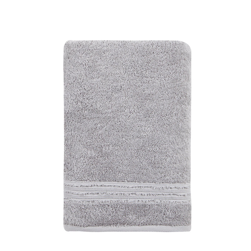Ziegler Midweight Bath Towel, Light Gray