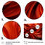 «Red Abstract Spiral Dreamscape I - Abstract Spirals», art mural 4 pièces-1632131879