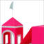 Lit mezzanine avec tente coulissante et tour-263450772-263450771