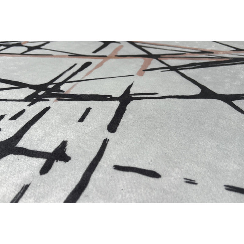 Tapis en polyester tissé à la machine en vedette, Rectangle 7 pi x 9 pi