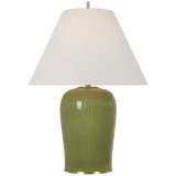 Thomas O'Brien Opera 30" Table Lamp with Linen Shade