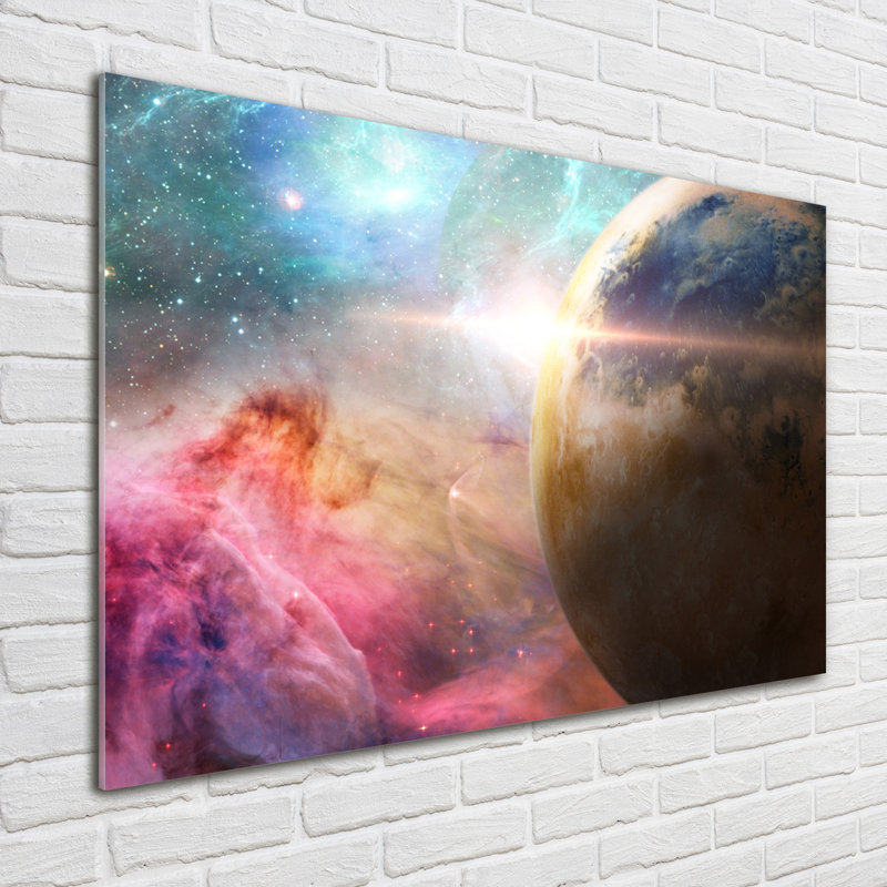 Galaxy - No Frame Print on Glass