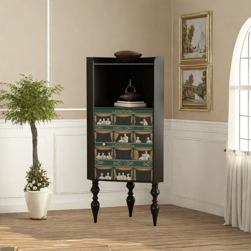 French Retro Accent Cabinet