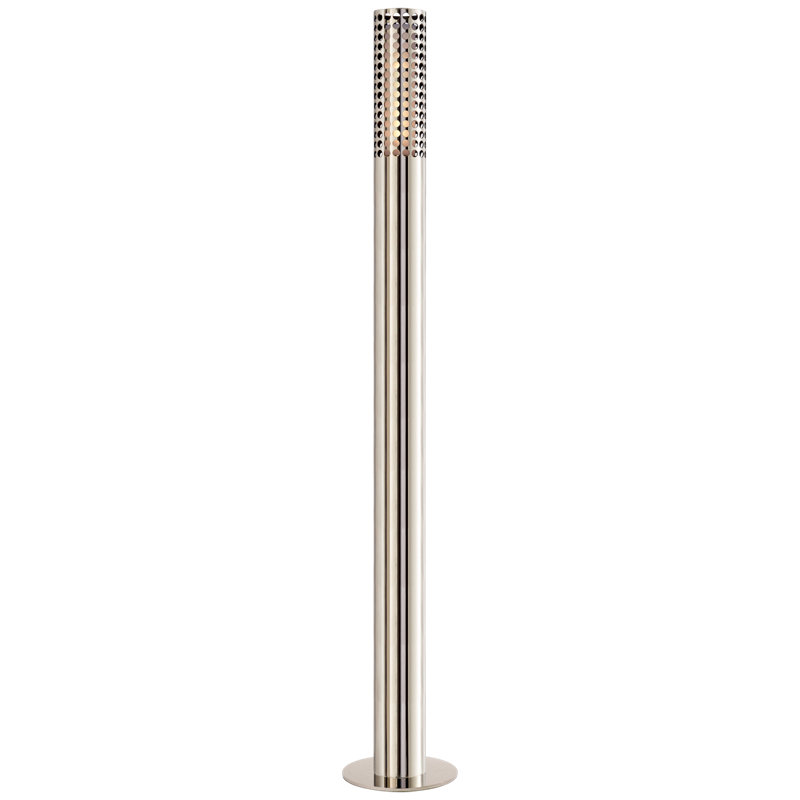 Torchiere Floor Lamp, Polished Nickel