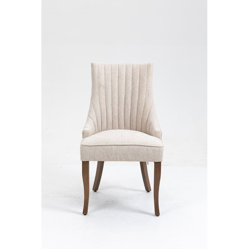Chaise de salle à manger Brinae, Beige
